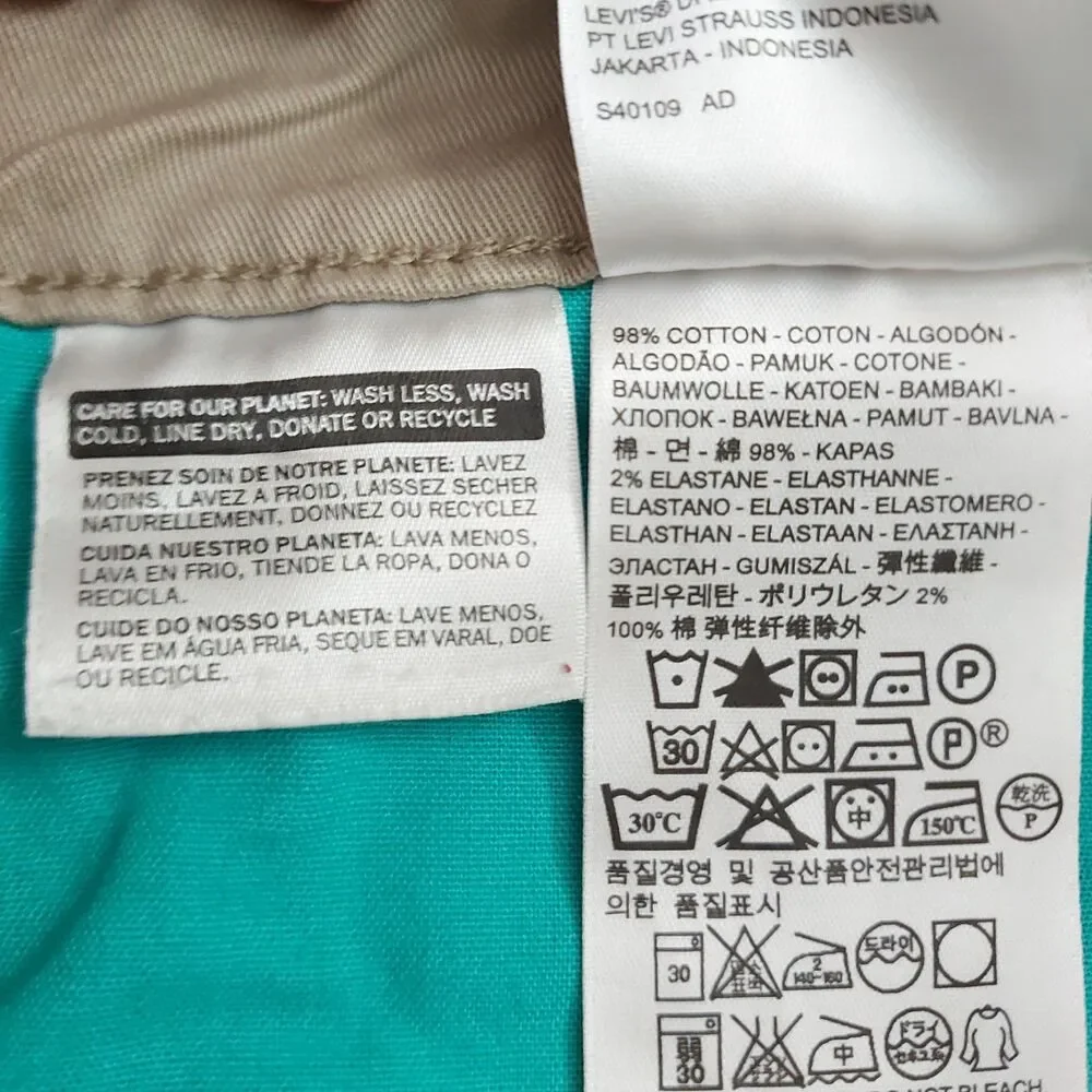 Levis excellent tagged